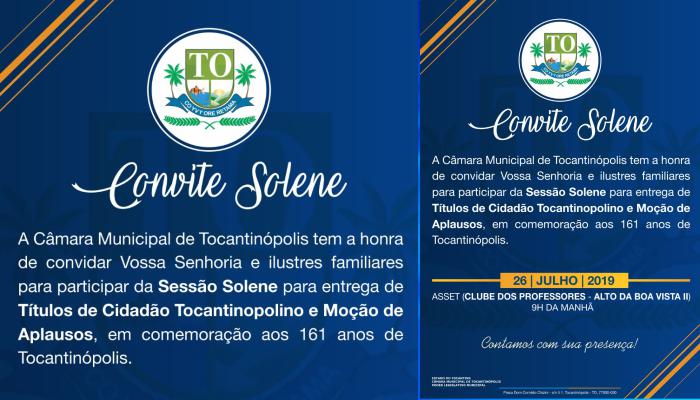 Ascom/Câmara de Tocantinópolis
